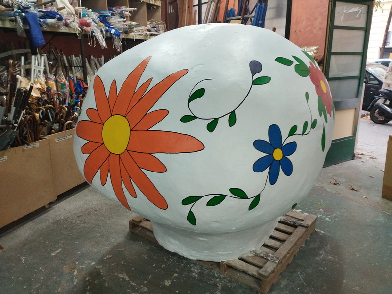 calavera calaca xxl porex reforzado yeso 180x180x180 1u